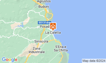Map La Caletta Apartment 72805