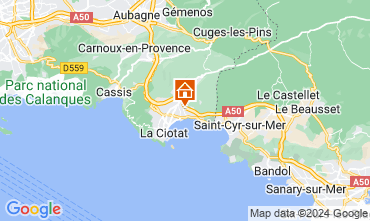 Map La Ciotat Villa 109325