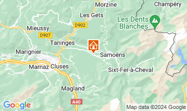 Map Morillon Grand Massif Apartment 91018