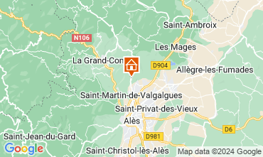 Map Saint-Martin-de-Valgalgues House 123707