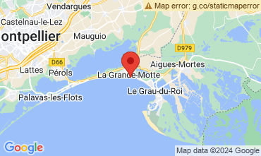 Map La Grande Motte Apartment 114897