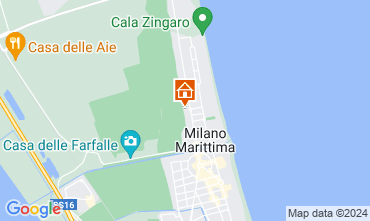 Map Milano Marittima Apartment 124931