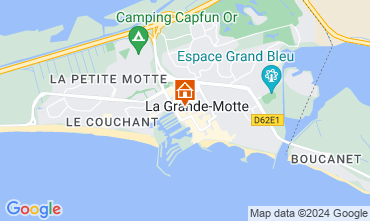 Map La Grande Motte Apartment 127960