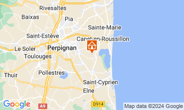 Map Canet-en-Roussillon Mobile home 128867