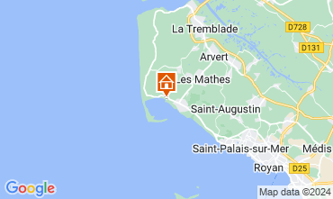 Map Les Mathes Mobile home 125956