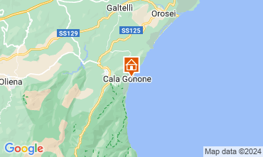 Map Cala Gonone Apartment 69981