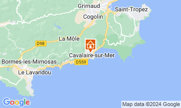 Map Cavalaire-sur-Mer Villa 123584