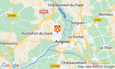 Map Avignon Villa 109138