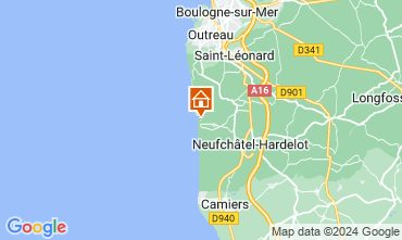 Map Hardelot Villa 114204