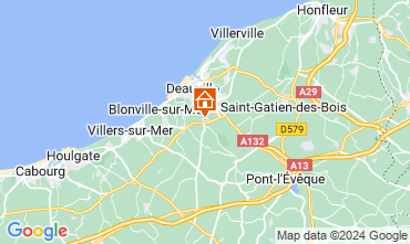 Map Deauville Mobile home 128820