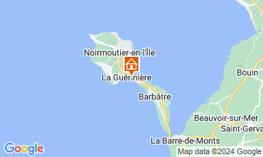 Map Noirmoutier en l'le Villa 7202