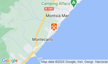 Map Alcanar Apartment 125624