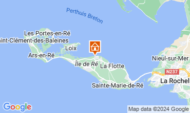 Map Saint Martin de R Apartment 128545