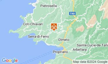 Map Propriano Self-catering property 7892