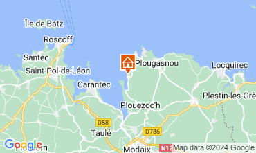 Map Plougasnou House 53936