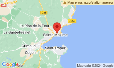 Map Sainte Maxime Villa 15881