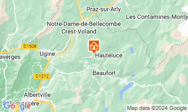 Map Les Saisies Chalet 2720