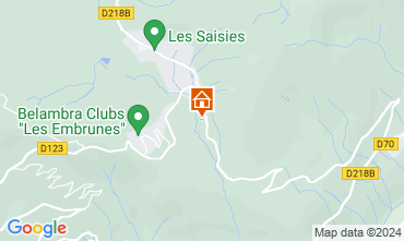 Map Les Saisies Chalet 2720