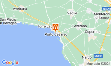 Map Porto Cesareo Apartment 111035
