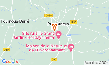 Map Puydarrieux Self-catering property 128349