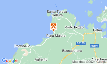 Map Santa Teresa di Gallura Villa 109654