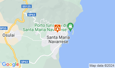 Map Santa Maria Navarrese Villa 118243