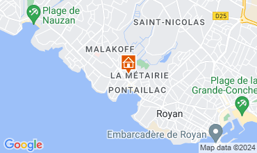 Map Royan Apartment 6855