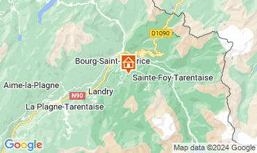 Map Les Arcs Chalet 89274