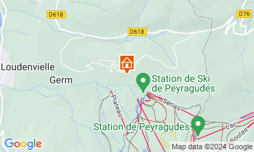 Map Peyragudes Apartment 39476