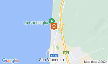 Map San Vincenzo Apartment 126093