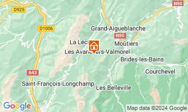 Map Valmorel Apartment 27090