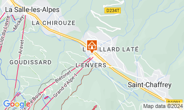 Map Serre Chevalier Studio 67518