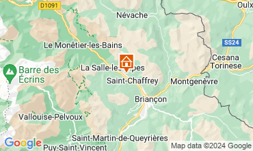 Map Serre Chevalier Apartment 127666