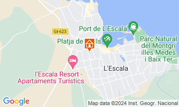 Map L'Escala Apartment 127810